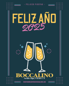 Feliz Año Nuevo - Restaurante Boccalino Sitges